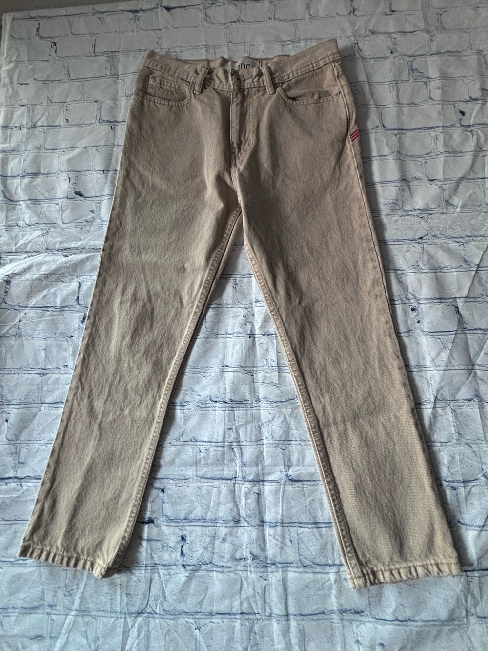 BDG Urban Outfitters Dad Slim Tapered Fit Jeans Tan Beige Men's 29x30